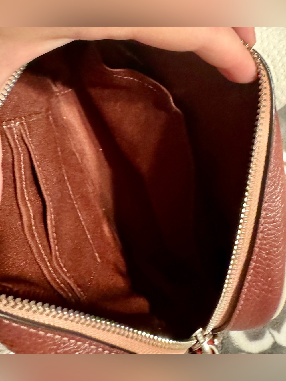 Coach Jamie Camera Bag Colorblock Pebbled Leather 2022 Coach Skiier Stamp EUC - Picture 6 of 16